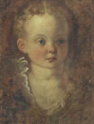 Busto de uma menina (verso), c.1588-90 (óleo sobre lona)