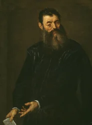 Retrato de um Cavalheiro, c.1590 (óleo sobre tela)