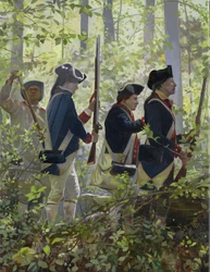 Forest Fire, 2009 (óleo sobre tela)