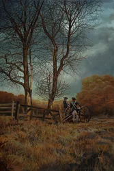 Nas alturas, 2010 (óleo sobre tela)