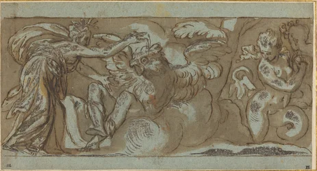 Ceres transformando Ascalaphus em um pássaro de mau presságio
