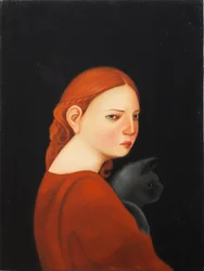 Laura, 2019 (óleo sobre painel de madeira)