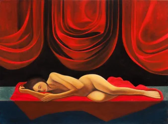 As três memórias, 2016 (óleo sobre painel de madeira)