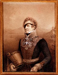 Adam Adalbert, conde de Neipperg General e diplomata austríaco (desenho)