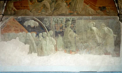 A história de Noé, a embriaguez - Fresco