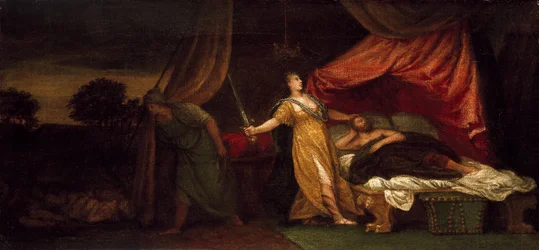 Judith prestes a matar Holofernes