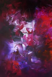 Pinceladas abstratas vibrantes