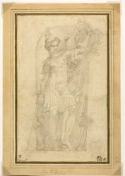 Minerva (ou Bellona) num nicho
