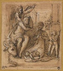 A Natividade com o Sonho de José, c. 152730.