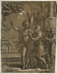 Tiburtine Sibyl e o Imperador Augusto, c. 1527-153031.