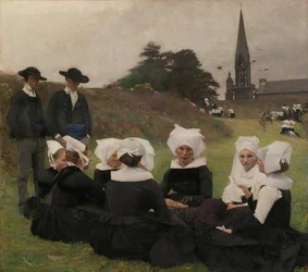 As mulheres bretãs em Pardon, 1887.