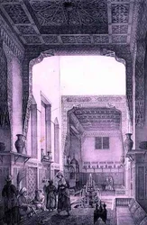 Pátio Interior do Ouatier-Hauch Kadan, de 