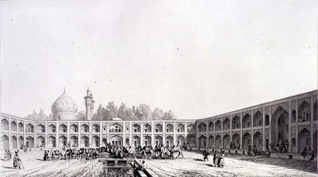 O Caravanserai Shah Sultan-Hussein, Isfahan, placa 32 de 