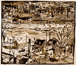Cidade, 2013 (lápis)