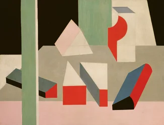 PaintingNature Morte, 1928 (óleo e lápis sobre tela)