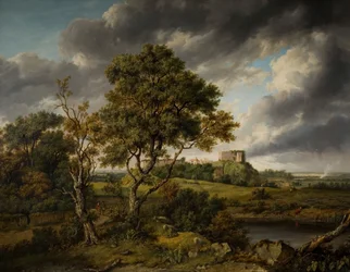 Castelo de Carisbrooke, Ilha de Wight, 1831.