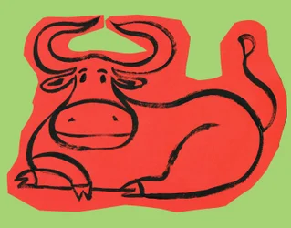 Horóscopo: o signo do touro. Ilustração de P. La Porta.