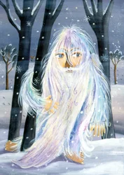 Yeti - Ilustração de Patrizia La Porta, 2000.