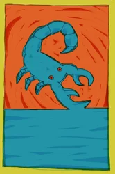 Zoodiaco 2, escorpião, 2005 (Colagem Acrílica)