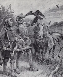 Falcoaria na Idade Média (Litho)