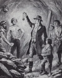 Sir Humphrey Davy e a sua invenção da primeira lâmpada de segurança para mineiros