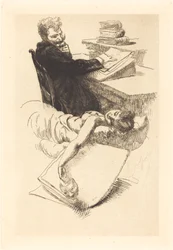 Frontispício para o caso Clemenceau, 1905.