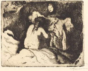 Levantando a alavanca, 1913.