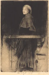 Mulher com capa La Femme a la Pelerine, 1889.