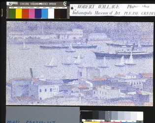 Constantinopla, Os Barcos (aguarela e lápis sobre papel de creme)