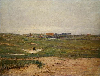 Fazenda com Lavagem de Mulheres (óleo sobre tela)