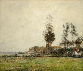 Holanda, Paisagem com Árvores e Casas