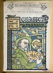 Retrato de Eugene Grasset (1841-1917) de &39;The Men of Today&39;