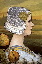 A rainha Wilhelmina dos Países Baixos, c. 1901 (ilustração)