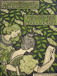 Página de rosto de Os Mestres do Pôster, Volumes IV; Maitres de l&39;Affiche, volumes IV, 1896-1900