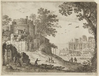 Castelo e pastores