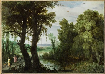 Diana e as suas ninfas à caça ...