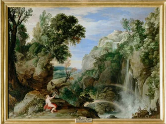 Paul Bril e P. P. Rubens: Paisagem com Hebe e Júpiter (pintura sobre tela)