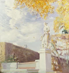 Uma estátua de Vênus no jardim de Versalhes, 1896