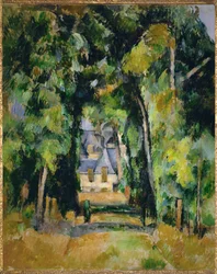 Allee a Chantilly - Avenida de Chantilly (pintura sobre tela)