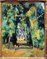 Aleluia para Chantilly. Pintura de Paul Cezanne (1839 - 1906)
