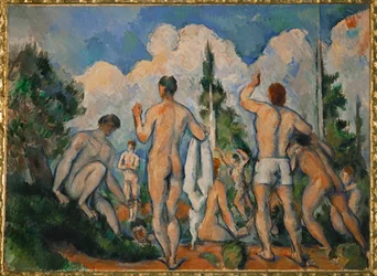 Banhistas (óleo sobre tela)