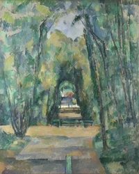 Cezanne, Paul (1839-1906) Avenue at Chantilly Oil on canvas 1888 National Gallery, London 82x66