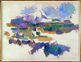 La Montagne Sainte-Victoire, vista de Lauves (óleo sobre tela)