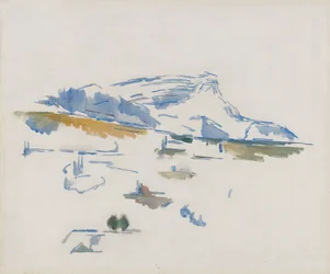 La Montagne Sainte-Victoire vue des Lauves, c. 1904 (óleo sobre tela)