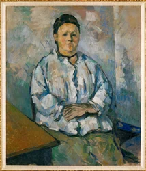 Madame Cezanne sentada (óleo sobre tela)