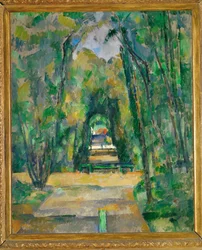 Medan, castelo e aldeia (óleo sobre tela)