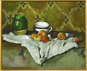 Nature Morte avec pot, tasse et pommes, Natureza morta com panela, chávena e maçãs (pintura)