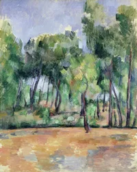 Paisagem provençal (óleo sobre tela)