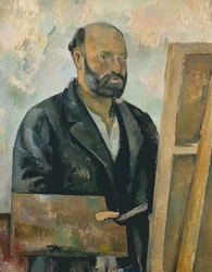 Autorretrato com paleta, c.1890 (óleo sobre tela)
