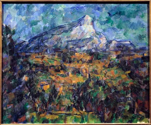 A pintura da vitória da montanha sagrada de Paul Cézanne